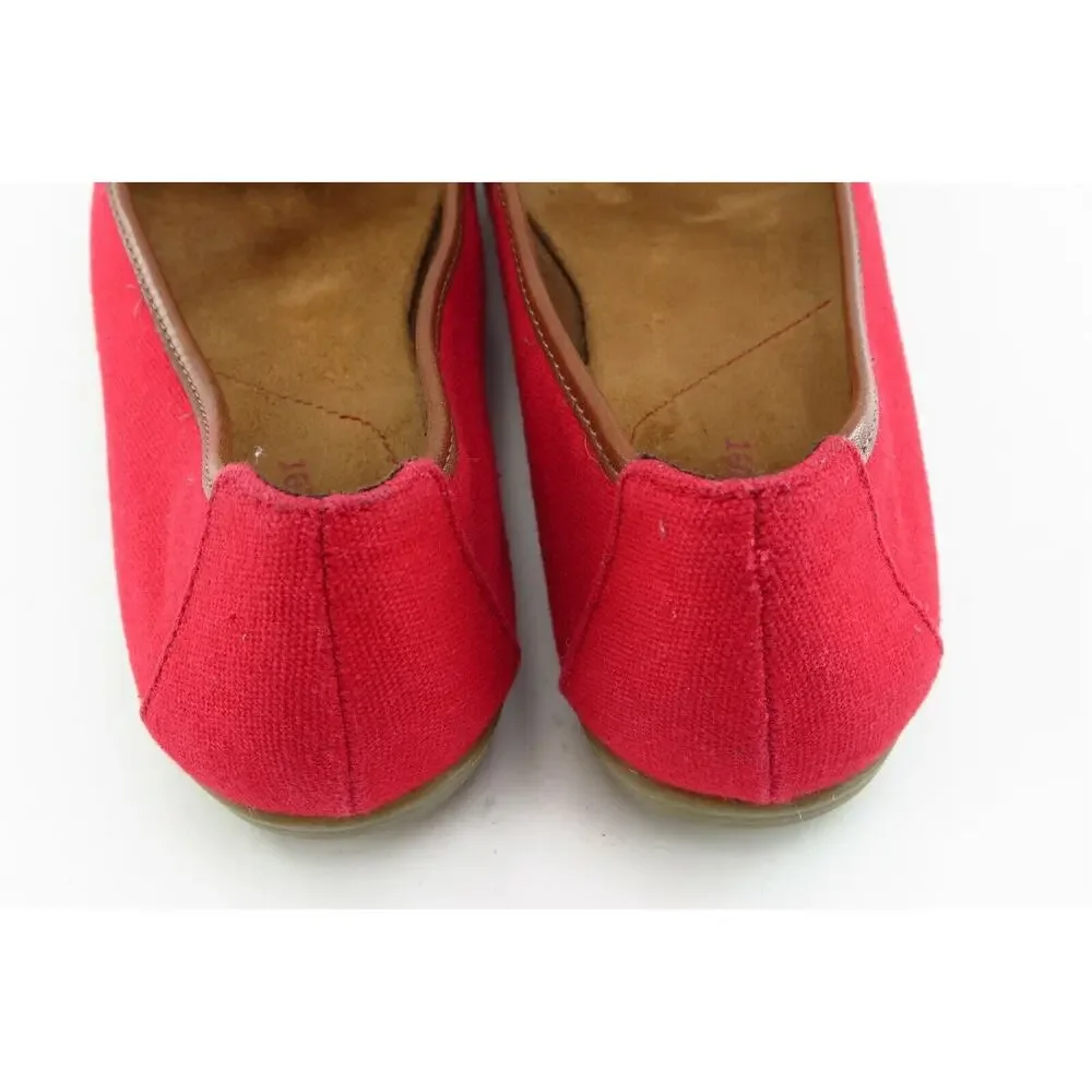 Naturalizer Size 7.5 M Red Loafer‎ Shoes Leather Women Kaylee